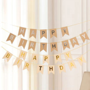 Happy Birthday Kraft Bunting