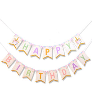 Happy Birthday Unicorn Bunting