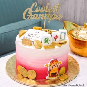 God of Fortune 4D Mahjong Cake (Money Pulling option)