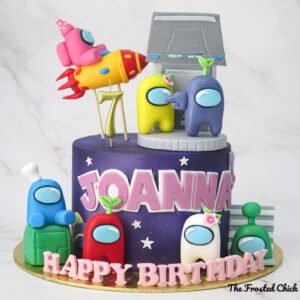 Among Us Airship Cake