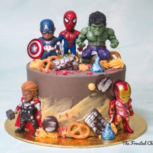 Avengers Superhero Cake