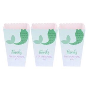 Mermaid Popcorn Box (Green)