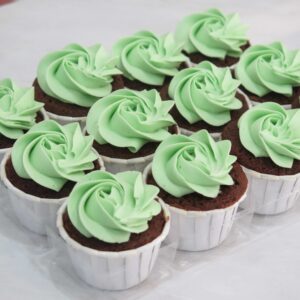 Mini Mint Chocolate Cupcakes (Per Dozen)