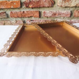 (RENTAL) Gold Tray