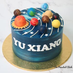 Solar System & Planets in Space Cake
