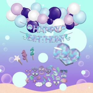 Pastel Mermaid Themed DIY Package