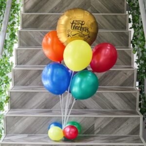 Happy Teachers’ Day Rainbow Balloons