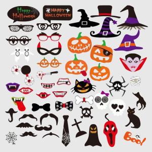 Halloween Costume Photobooth Prop Set