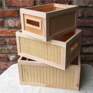 Wooden Crates (Set of 3)