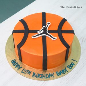 Basketball Jumpman Cake
