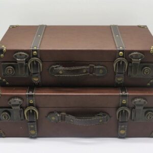 (RENTAL) Vintage Brown Suitcase