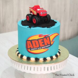 Monster-Truck Blaze Cake