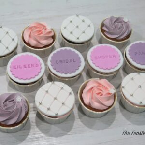 Quilt + Rosette Cupcakes