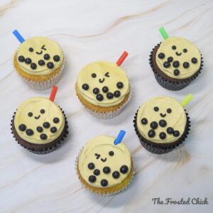 Bubble Tea Cupcakes