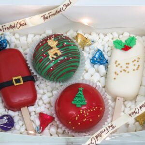 Christmas Gift Box (Cakesicles + Chocolate Bombs Set)