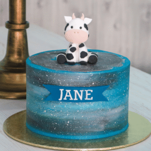 Baby Cow Galaxy Cake