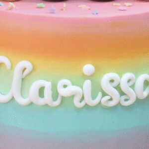 (Add On) Cursive Fondant Name