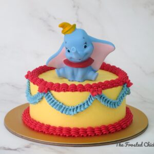 Dumbo Inspired Circus Cake (Expedited)
