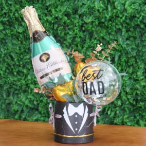 Best Dad Balloon Bouquet Box