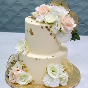 Enchanting Floral Wedding Cake