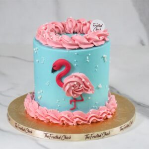 Pastel Flamingo Cake