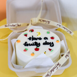 Cute Fruits Bento Cake