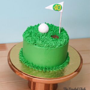 Hole-in-One Golf Cake