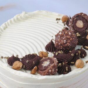 Dark Chocolate Hazelnut Cake
