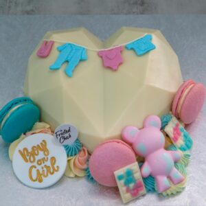 Boy or Girl Gender Reveal Heart Pinata