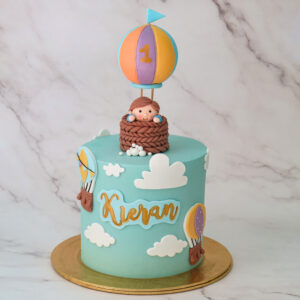 Up, up and Away Hot Air Balloon Cake