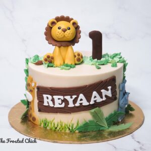 Wild Animals Jungle Cake