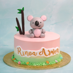 Pastel Koala Cake