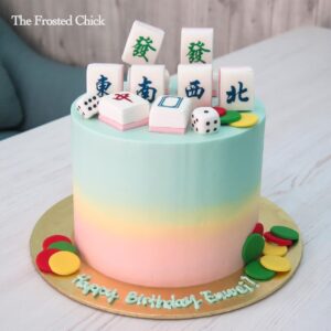 Pastel Mahjong Cake (Money Pulling option)
