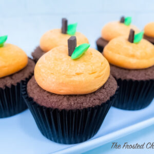 Orange Chocolate Cream Cheese Cupcake