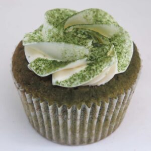 Matcha Azuki Bean Cupcake
