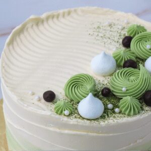 Matcha Azuki Bean Cake
