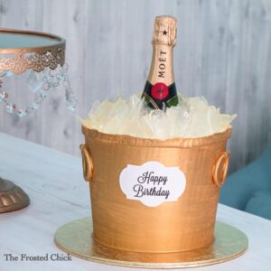 Champagne Ice Bucket Cake