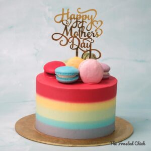 Rainbow Macaron Cake (Money Pulling option)