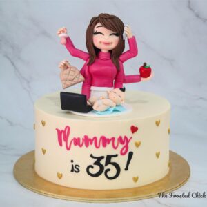 Multitasking Mom Cake