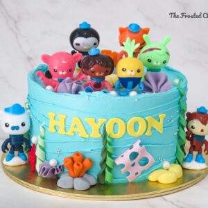 Octonauts Inspired Underwater Cake