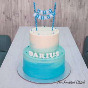 Custom Bunting Cake Topper