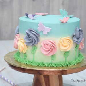 Pastel Garden Cake