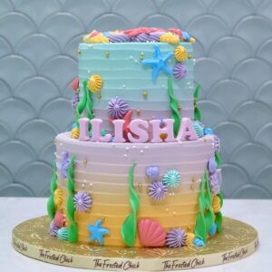 Ombre Underwater Cake