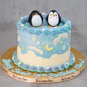 Dreamy Penguin Cake