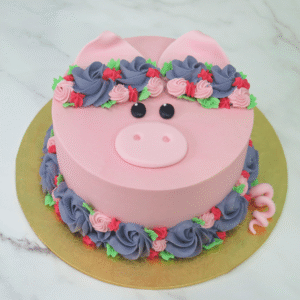 Floral Animal Cake