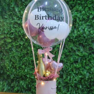 Pretty in Pink Hot Air Balloon Box
