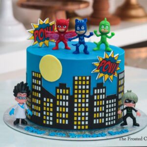 PJ Masks Skyline Cake