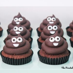 Poop Emoji Cupcakes