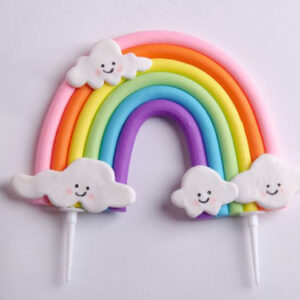 Rainbow Cake Topper