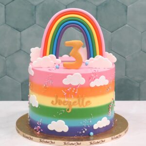 Rainbow Sky Cake